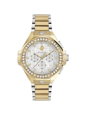 Philipp Plein Unisex 42 mm Size Silver Dial Analog Watch - PWPSA0324