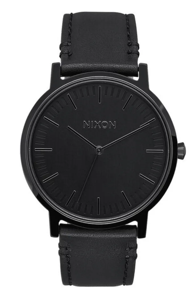 Porter Leather (All Black)