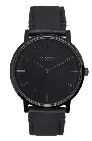 Porter Leather (All Black)