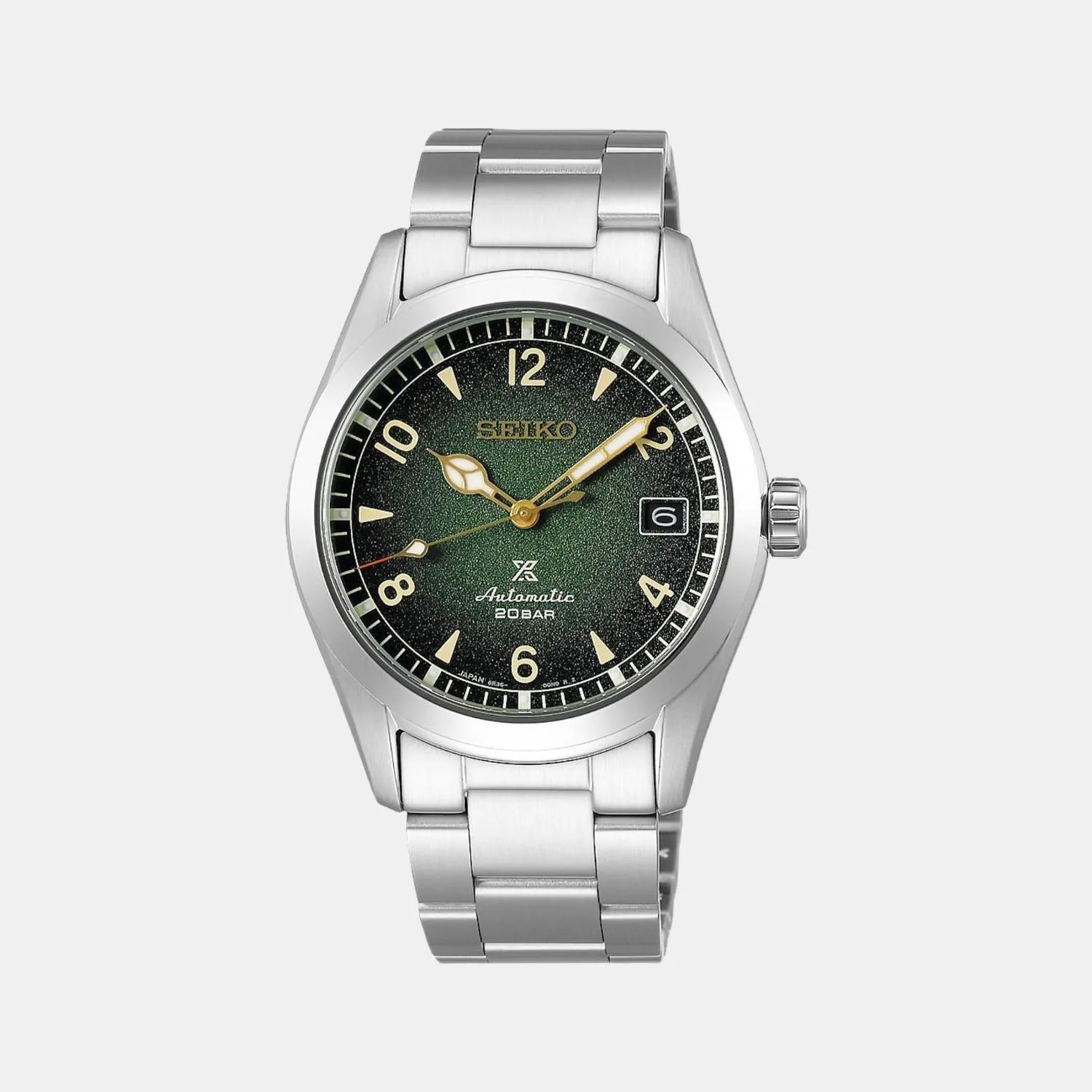 Prospex Men's Green Analog Stainless Steel Watch SPB155J1
