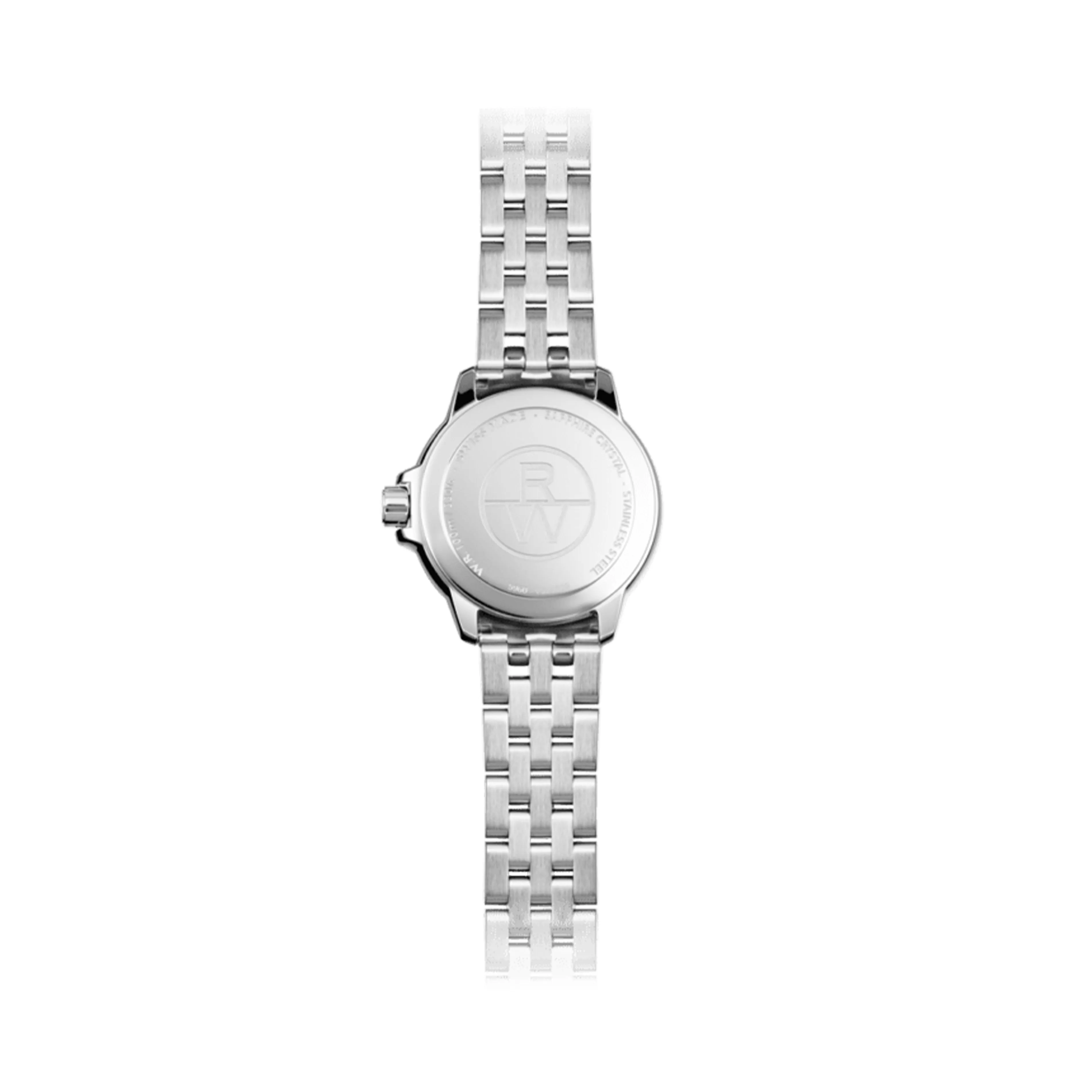 Raymond Weil - Tango Classic Ladies Quartz Pink Dial Steel Date Watch 30mm 5960-ST-80001