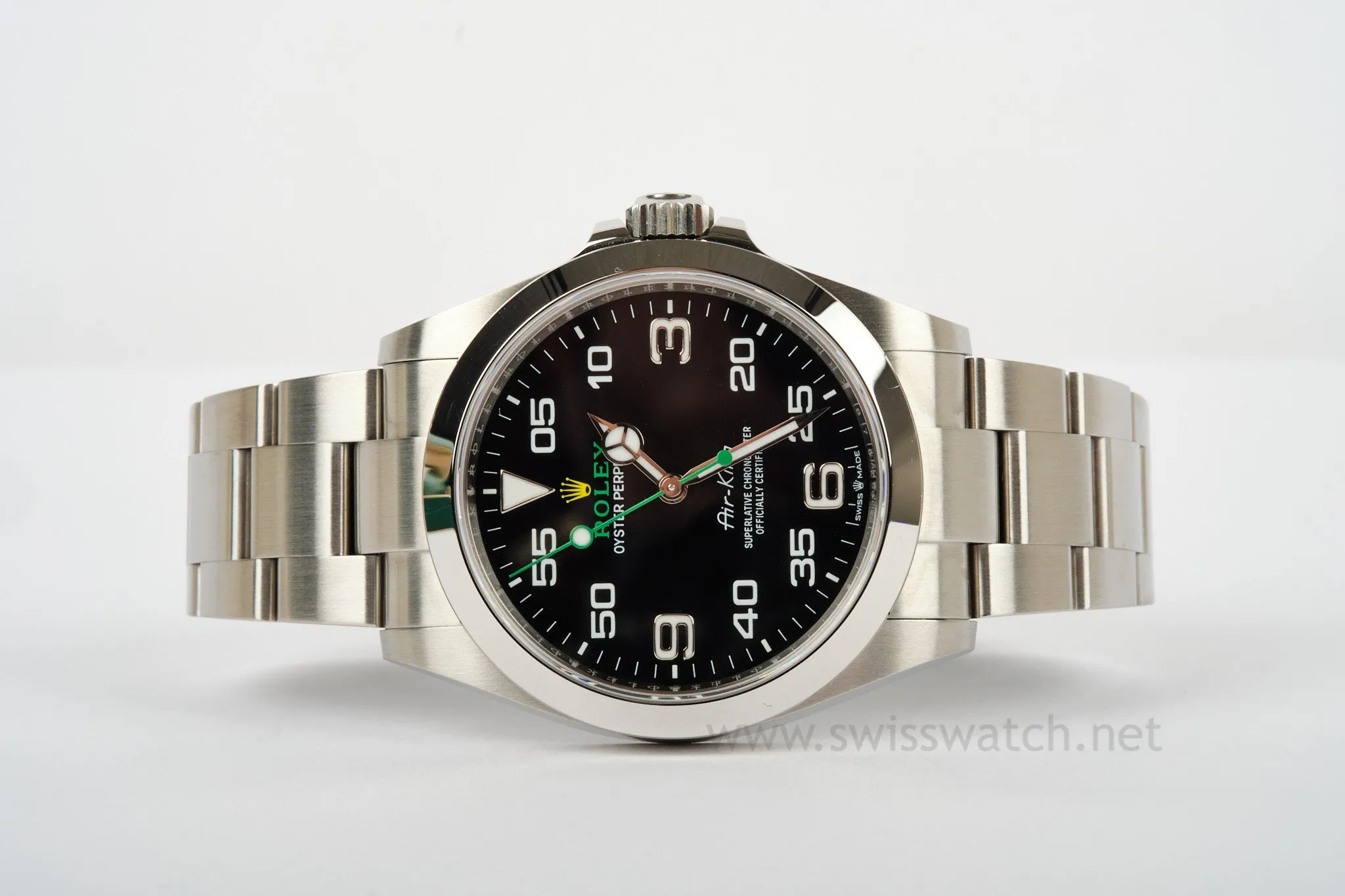 ROLEX AIR-KING 126900 NEVER POLISHED 04/2023 COMPLETE SET