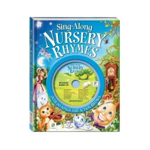 Sing-Along Nursery Rhymes with CD<br> <span style="font-size: 11px; font-family:Helvetica,Arial,sans-serif;">Over 60 songs and action rhymes</span>