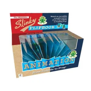 Slinky Flipbook: Frog<br> <span style="font-size: 11px; font-family:Helvetica,Arial,sans-serif;">Animation from Tadpole to Frog</span>