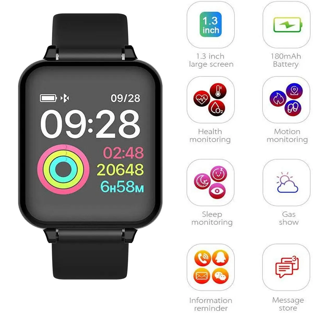 Smart Fit Total Wellness And Sports Activty Watch