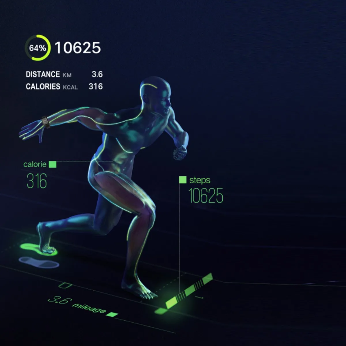 Smart Fit Total Wellness And Sports Activty Watch