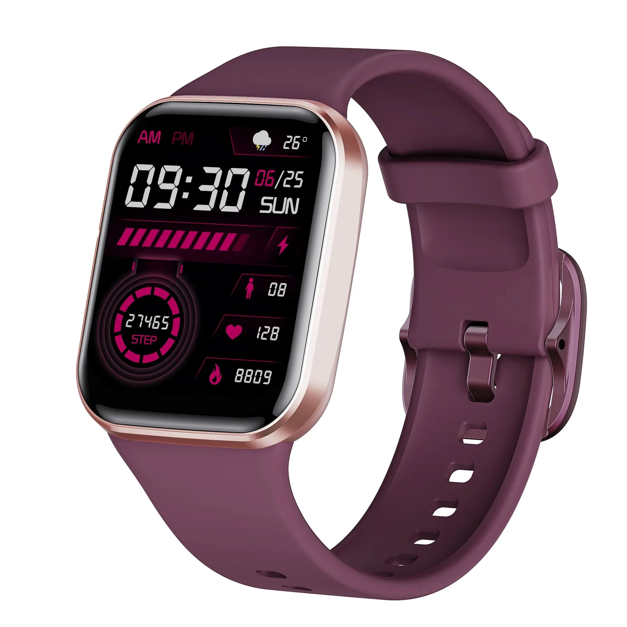 Smart Watches for Women Men 1.69" HD Screen Health Monitor 25 Sports Waterproof For  iOS/Android