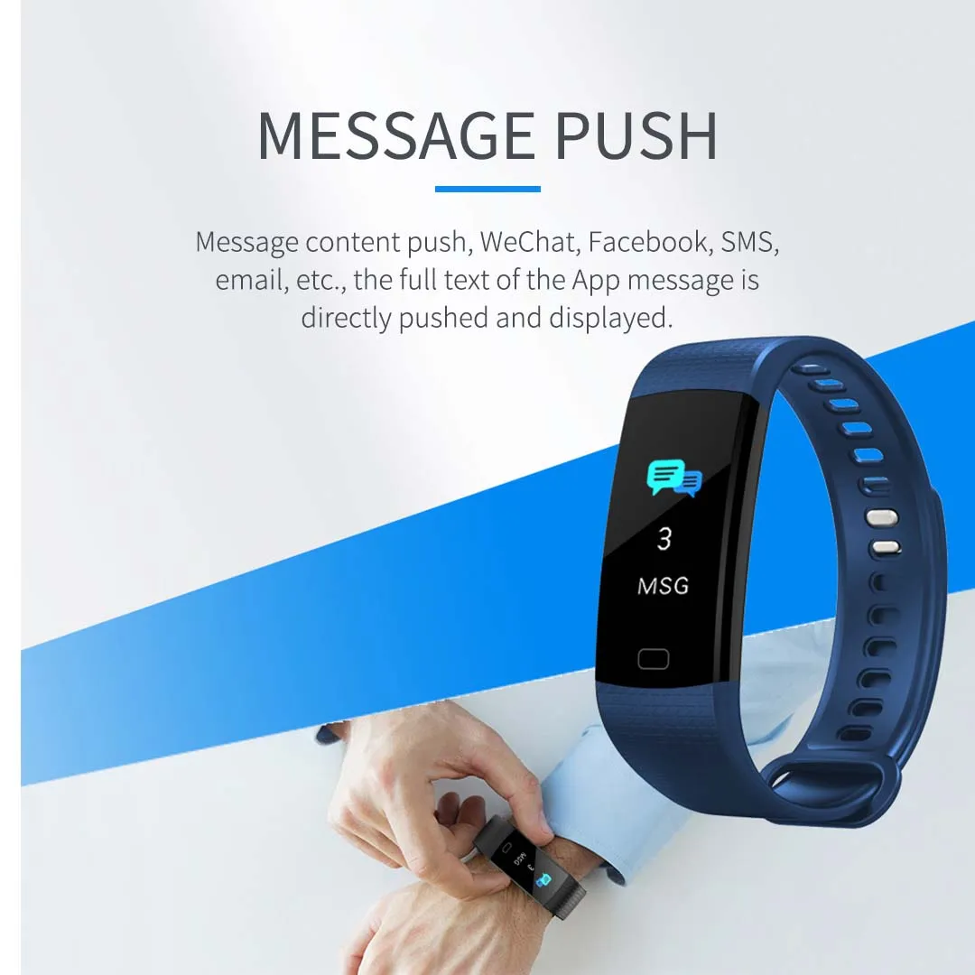 Sport Smart Watch Premium Fitness Wrist Band Bracelet Tracker Red