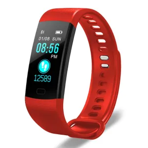 Sport Smart Watch Premium Fitness Wrist Band Bracelet Tracker Red