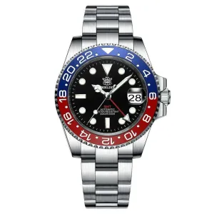 Steeldive GMT Master II Ceramic Full Lume Homage Watches