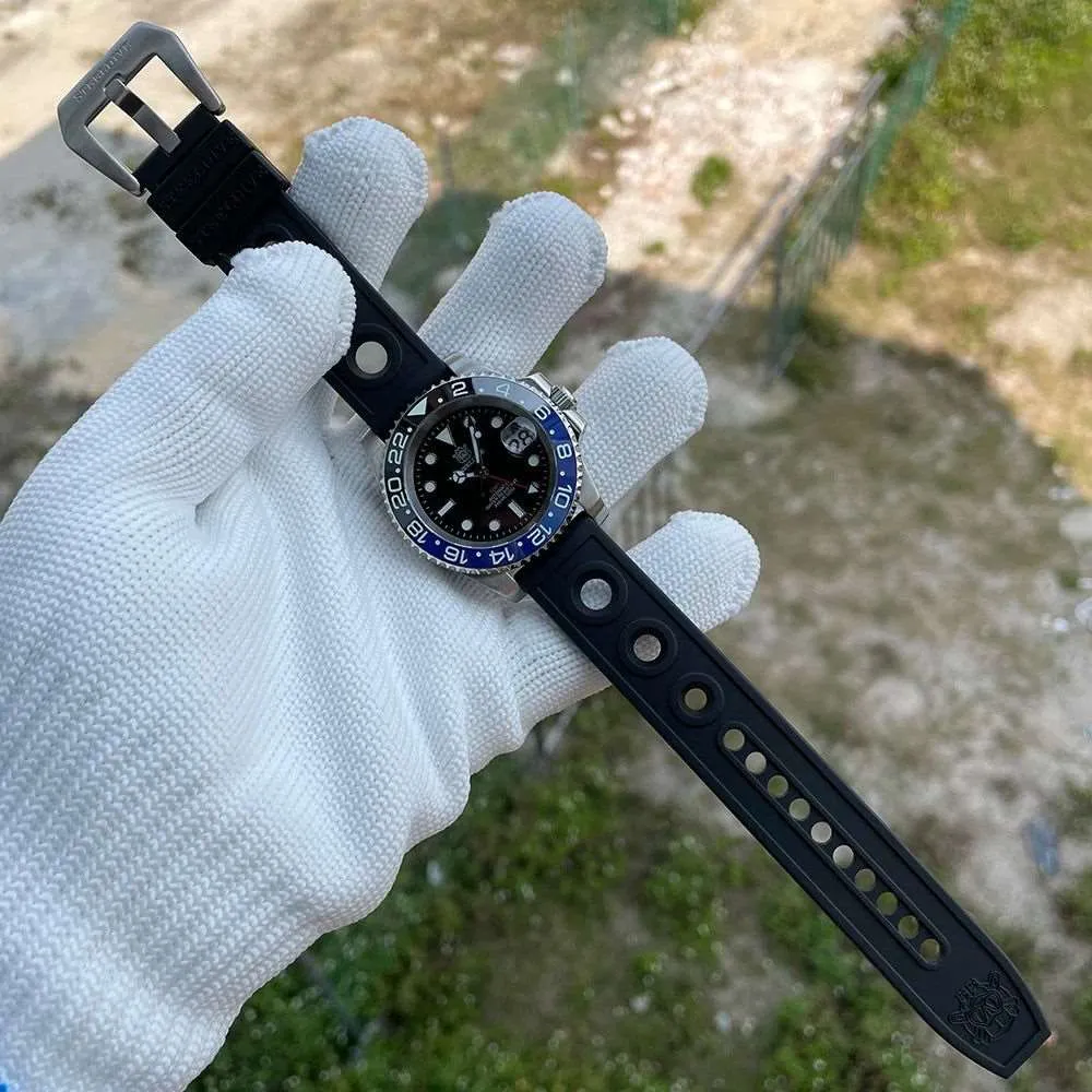 Steeldive GMT Master II Ceramic Full Lume Homage Watches