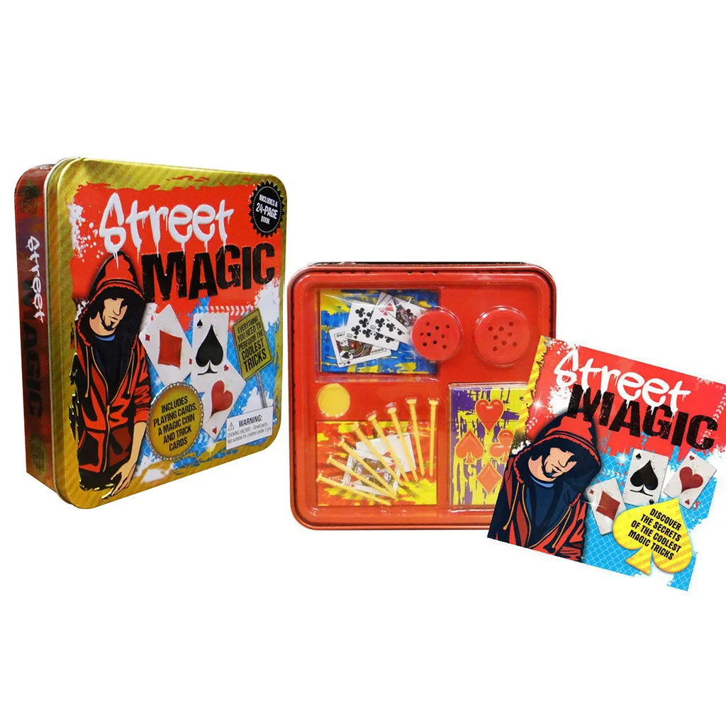 Street Magic Box Set<br> <span style="font-size: 11px; font-family:Helvetica,Arial,sans-serif;">Everything you need to perform the coolest tricks!</span>
