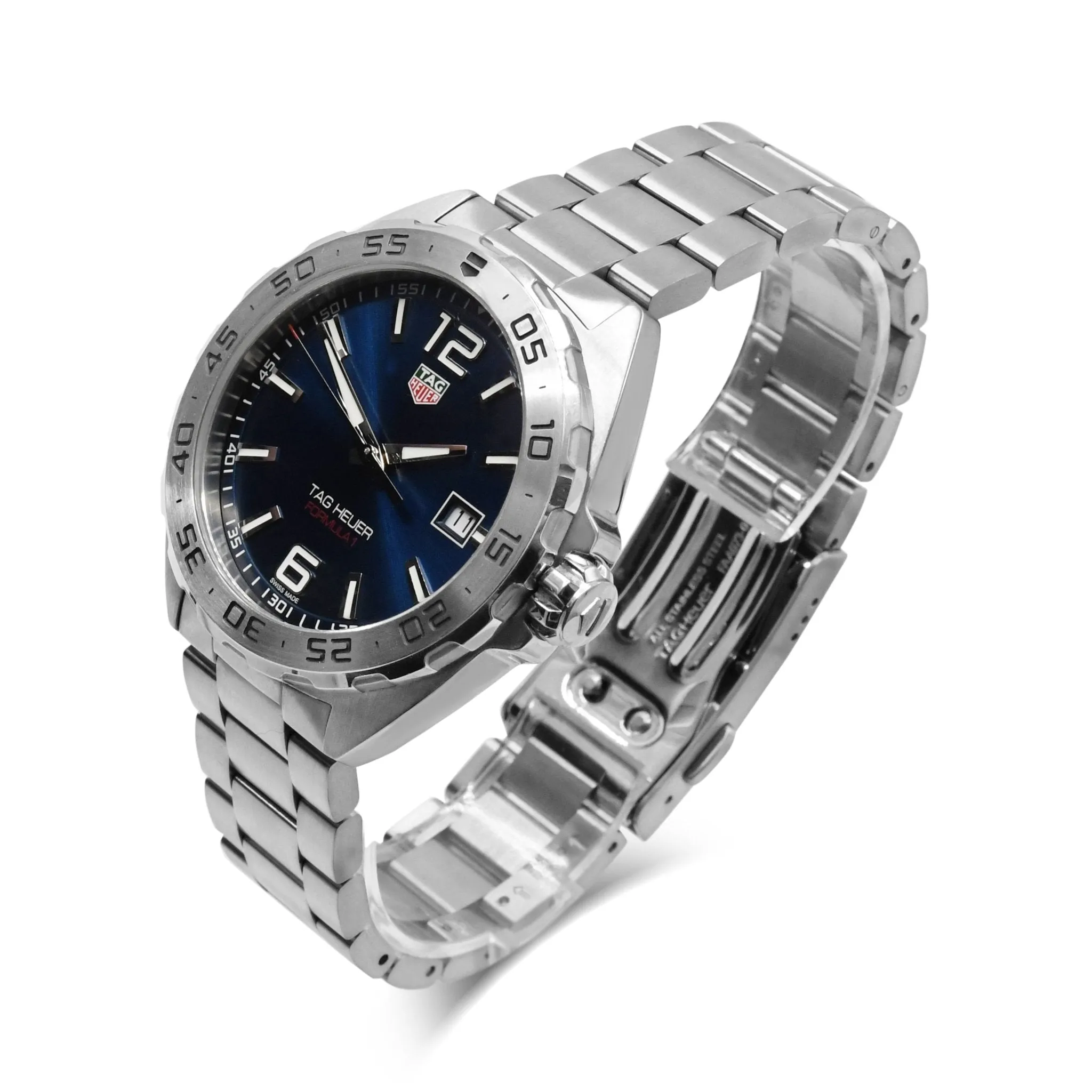 Tag Heuer 41mm Formula 1 Steel Quartz Watch Ref WAZ1118