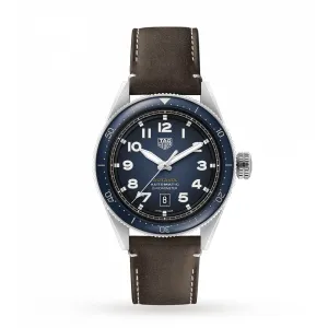TAG Heuer Autavia Calibre 5 COSC 42mm Mens Watch - WBE5116.FC8266