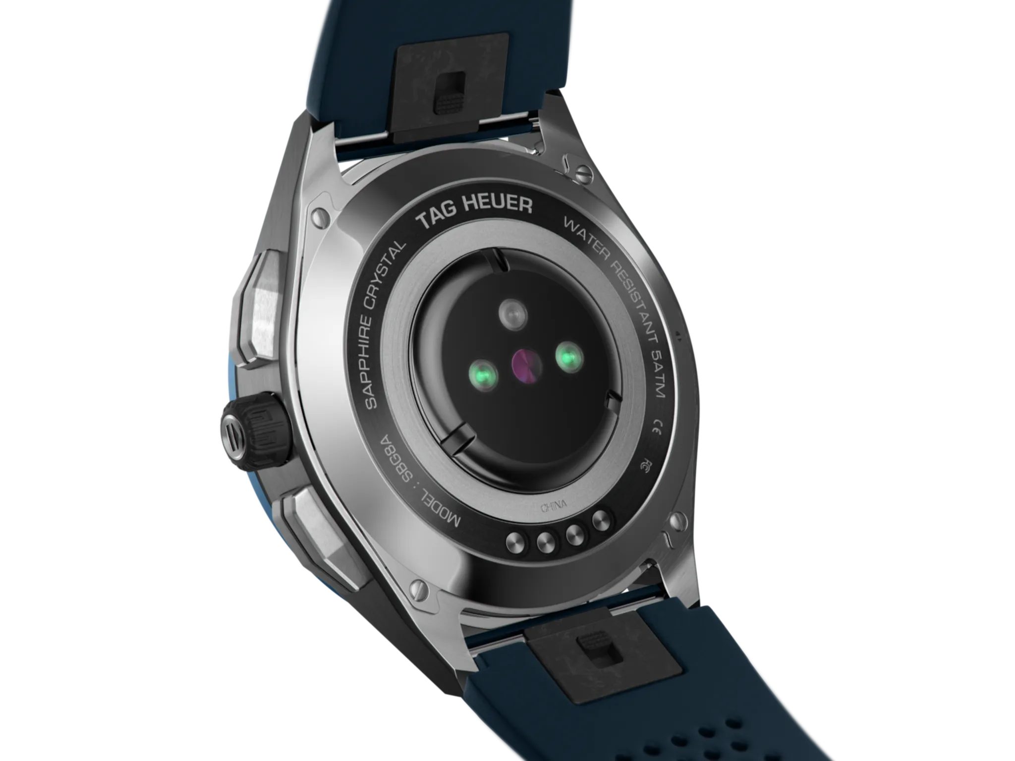 TH Watch Connected 45 Steel Blue Rubber