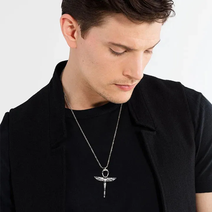 Thomas Sabo Ankh Sign Beetle Black Cubic Zirconia Pendant
