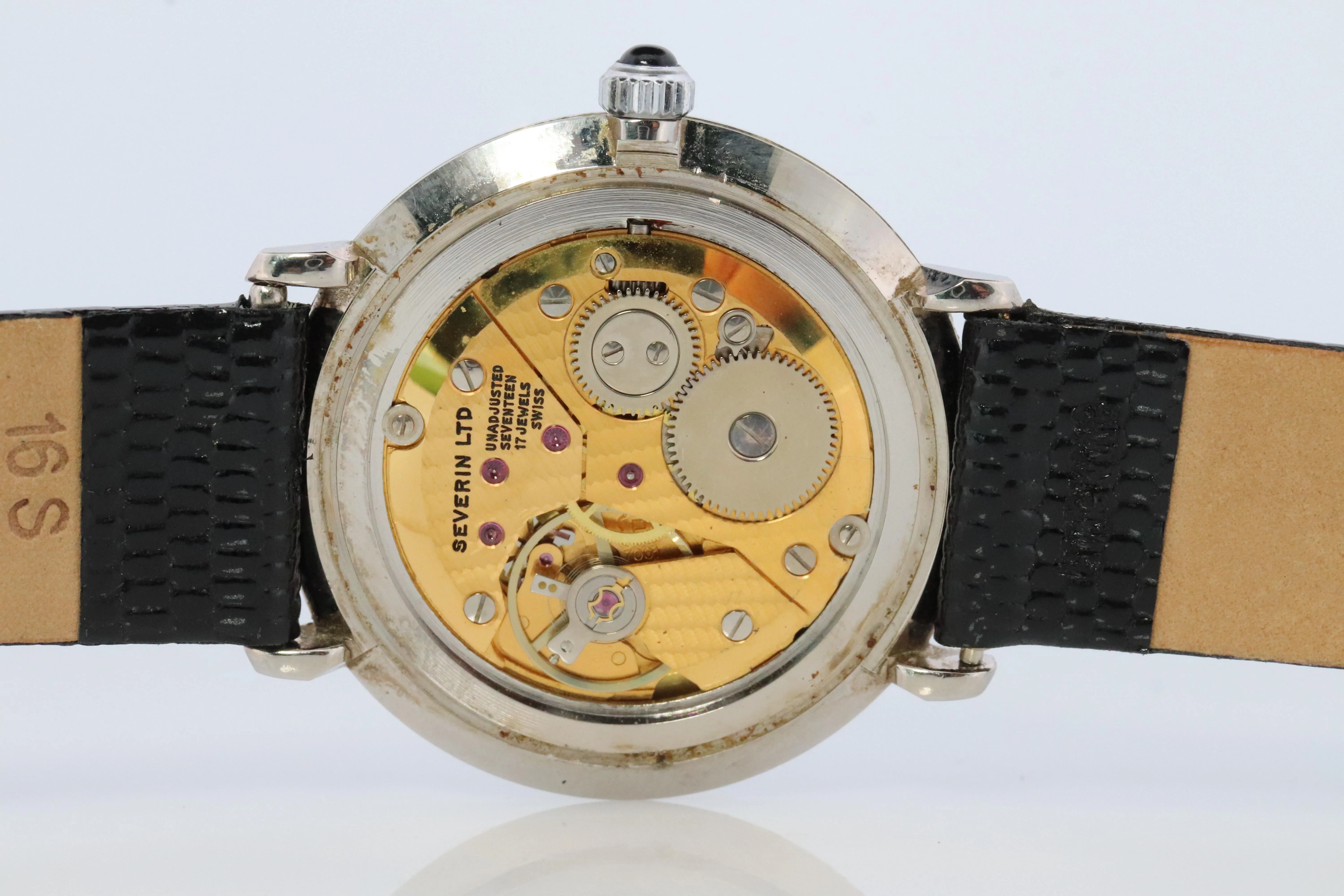 Tiffany and Co Watch. Round Full Manual Mechanical wristwatch. 1970s.