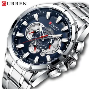 Top Brand Luxury Chronograph Quartz Men's waterproof Watch