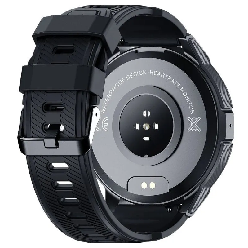 TUTT C25 Military Rugged AMOLED screen 1.43” Smart Watch 1 ATM 10 Meter Depth | Cold & Hot Temperature Dust & Drop Resistance 410mah Long Battery Life Health and Fitness Smartwatch