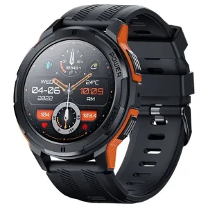 TUTT C25 Military Rugged AMOLED screen 1.43” Smart Watch 1 ATM 10 Meter Depth | Cold & Hot Temperature Dust & Drop Resistance 410mah Long Battery Life Health and Fitness Smartwatch