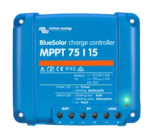 VICTRON BLUESOLAR (NO BLUETOOTH) 75/15 MPPT CHARGE CONTROLLER