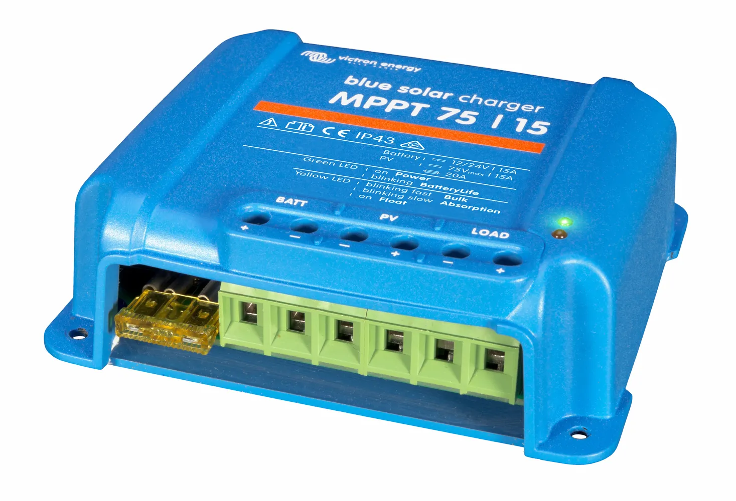 VICTRON BLUESOLAR (NO BLUETOOTH) 75/15 MPPT CHARGE CONTROLLER