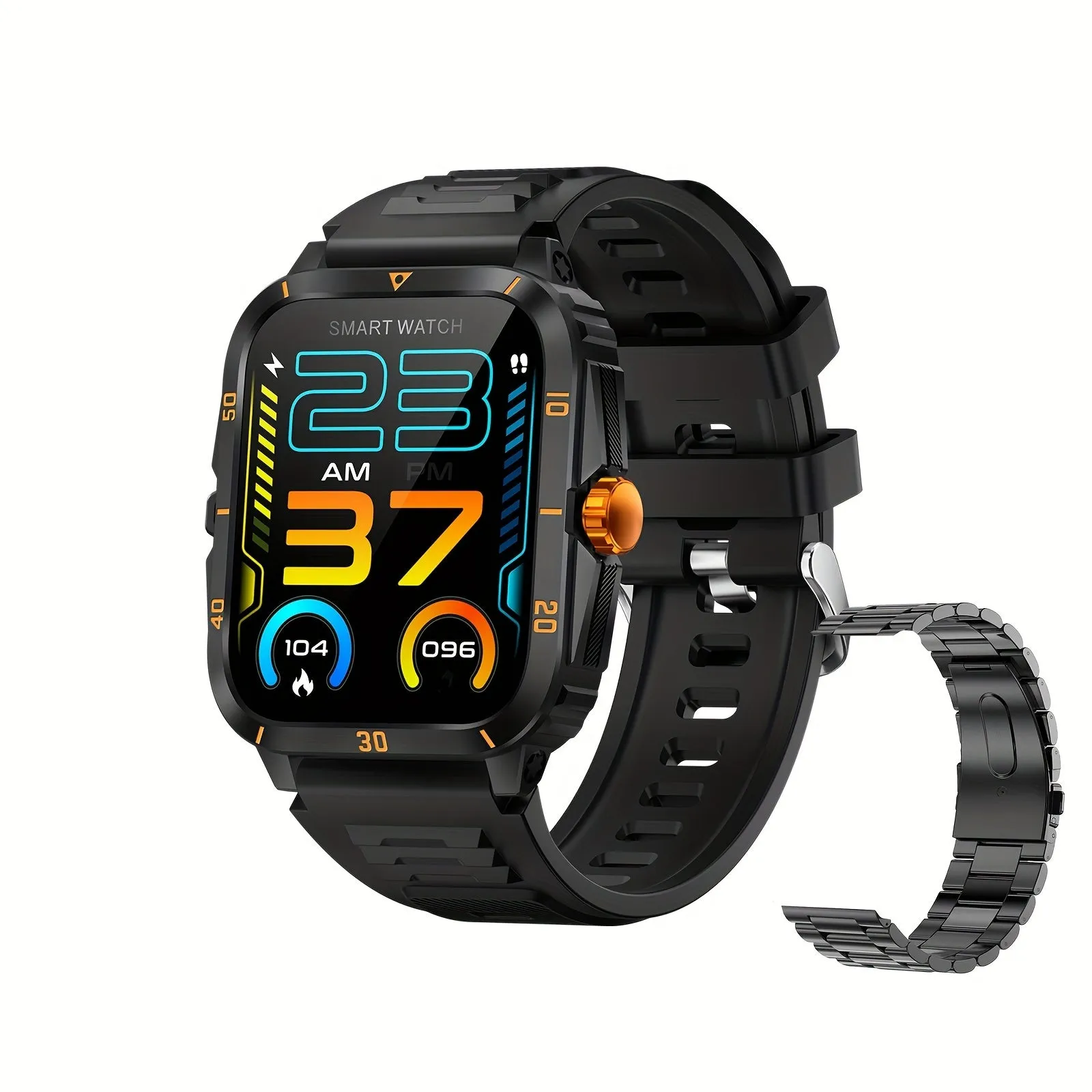 Wireless Smartwatch HD Display Sports Modes, Alerts, Sleep Monitoring