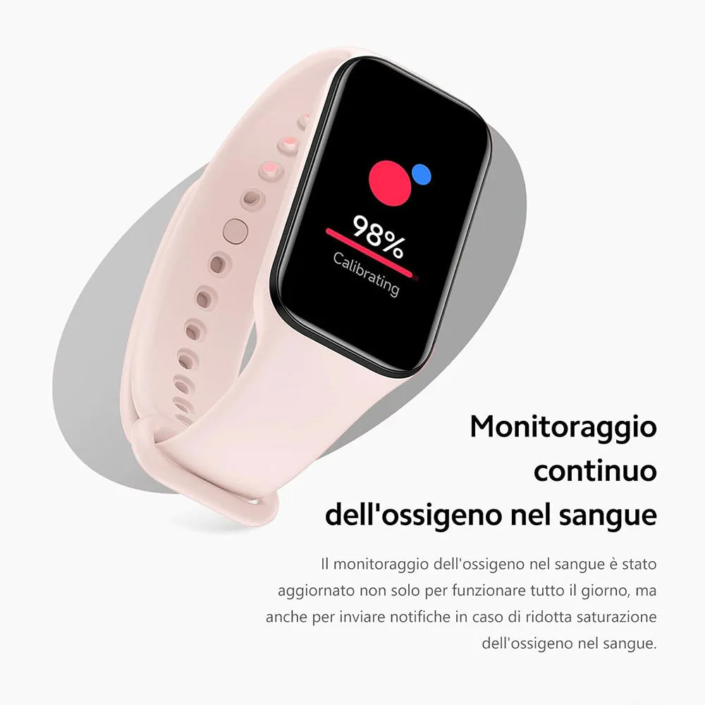 Xiaomi Smart Band 8 Active M2302B1 With Pink TPU Strap
