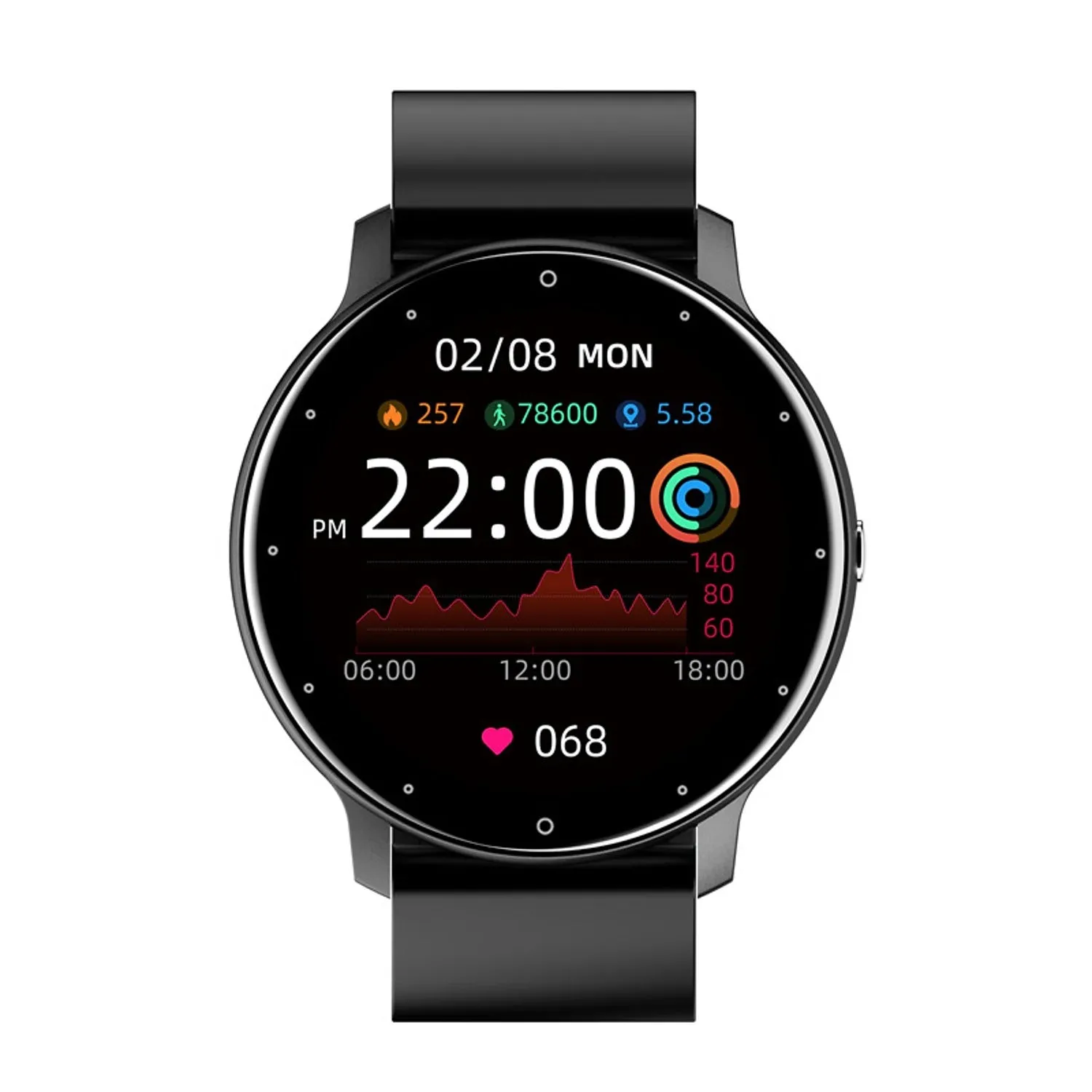 Zl02 Smart Watch 1.28 Inch Smartwatch Fitness Running Watch