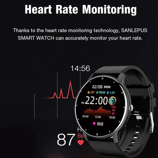 Zl02 Smart Watch 1.28 Inch Smartwatch Fitness Running Watch