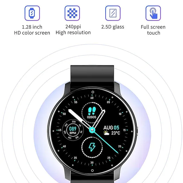Zl02 Smart Watch 1.28 Inch Smartwatch Fitness Running Watch