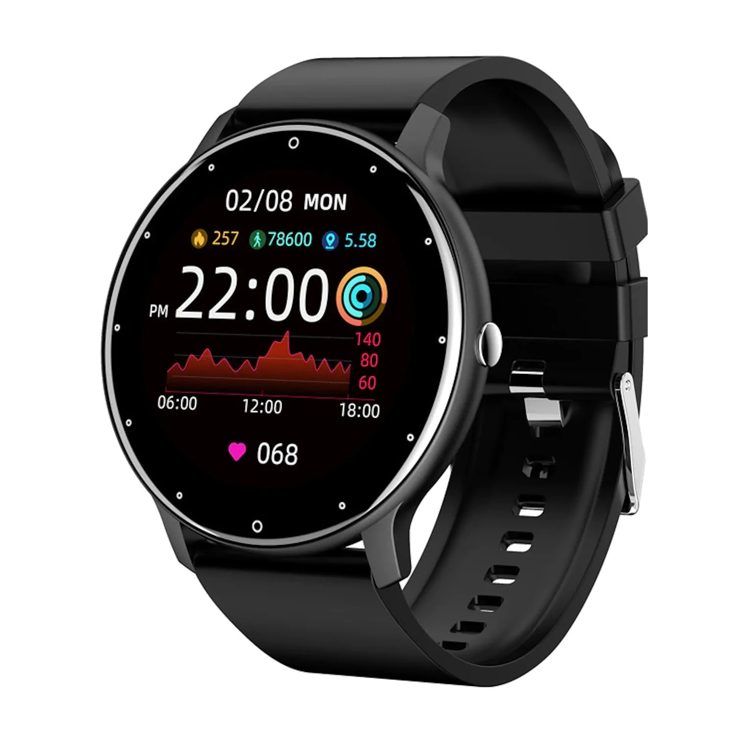 Zl02 Smart Watch 1.28 Inch Smartwatch Fitness Running Watch